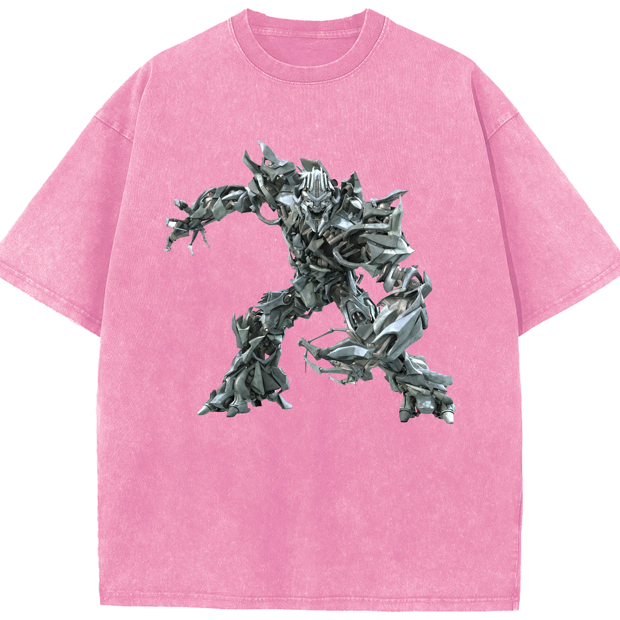 （画像用）  綿100% ヴィンテージ風 半袖Tシャツ（フロントプリント）